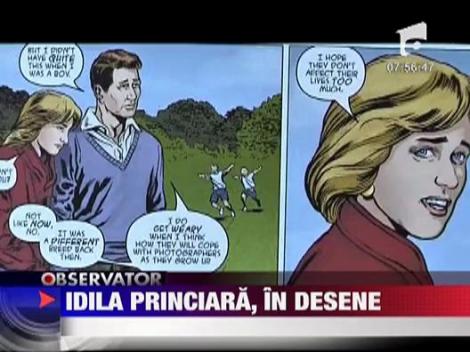 Nunta de la Buckingham, subiect de benzi desenate