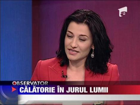 Claudette canta in jurul lumii