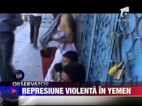 Represiune violenta in Yemen