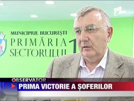 Soferii bucuresteni au castigat prima batalie cu firmele de ridicari auto