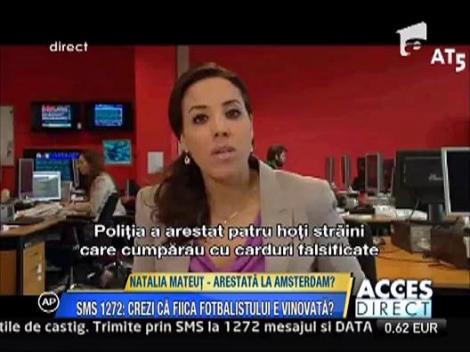 Natalia Mateut arestata in Amsterdam