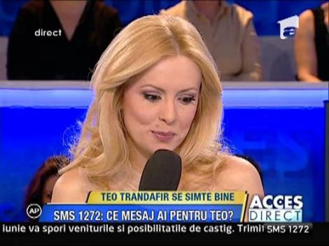 Teo Trandafir se simte mai bine