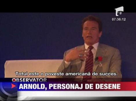 Arnold Schwarzenegger, personaj de desene animate
