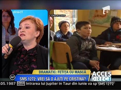 In ajutorul Cristinei, fetita cu Masca