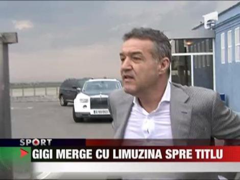 Gigi merge cu limuzina spre titlu