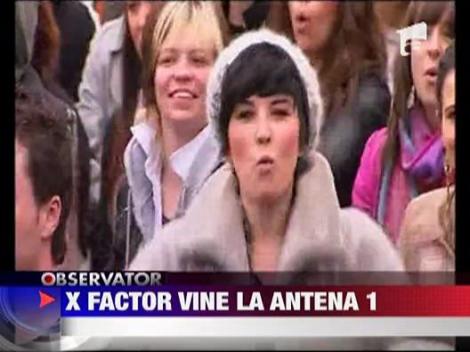 X Factor vine la Antena 1