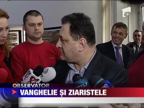 Vanghelie vrea, noaptea, acasa la jurnaliste
