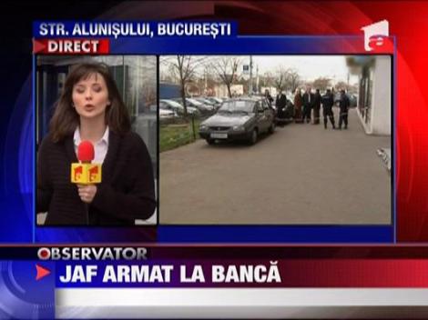 Jaf la o banca din Capitala