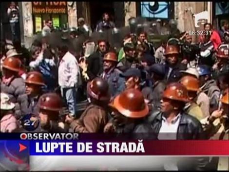 Proteste violente in Capitala Boliviei