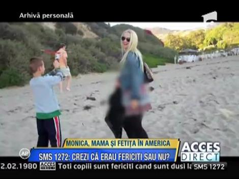 Monica, mama si fetita in America