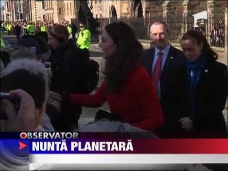 Un sfert de planeta va urmari nunta Printului William