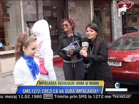 Oana Zavoranu a primit o masina cu flori