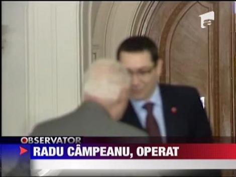 Radu Campeanu, operat