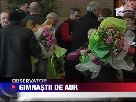 Gimnastii de aur au venit acasa