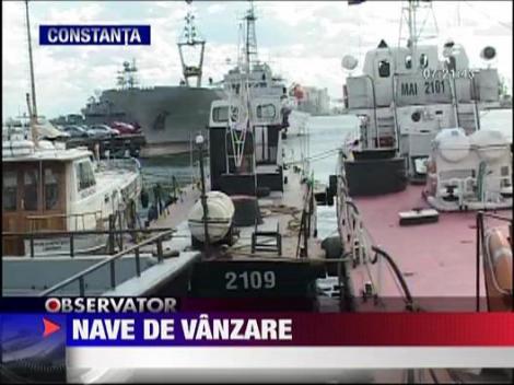 Politia de frontiera din Constanta isi scoate la vanzare navele