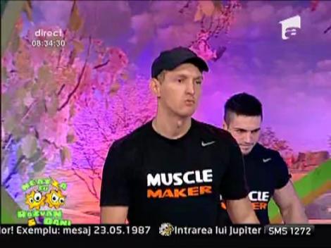 Muscle Maker cu un nou exercitiu de fitness la Neatza