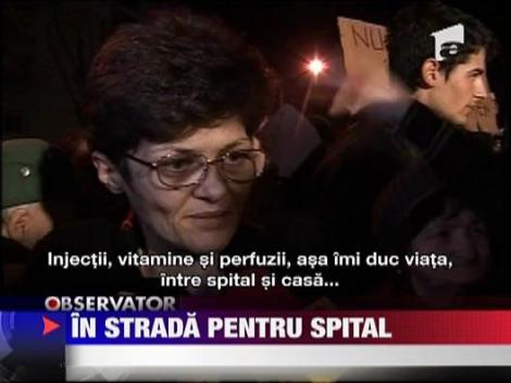 Protest pentru spital