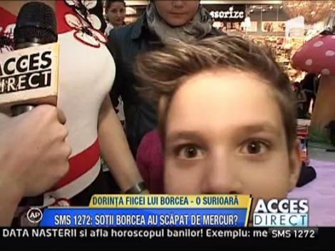 Fetita lui Borcea isi doreste o surioara