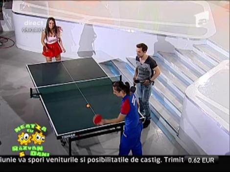 Lectii de tenis de masa cu Roxana Vancea