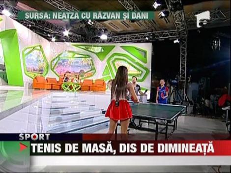 Roxana Vancea a invatat cum sta treaba cu paleta