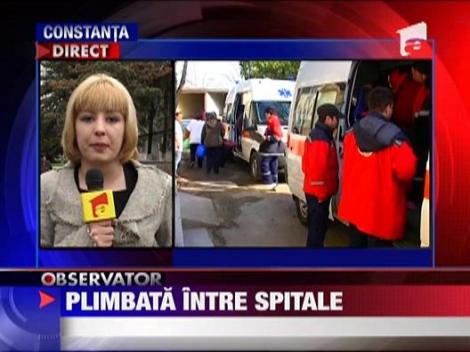 Femeia plina de rani de la spitalul Baneasa, plimbata intre spitale