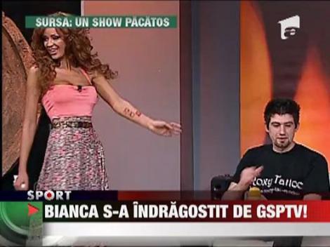 Bianca Dragusanu s-a indragostit de GSPTV!
