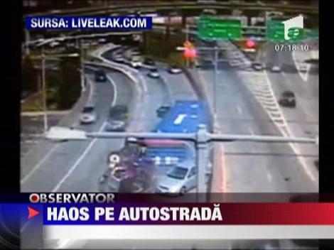 Accident spectaculos in SUA