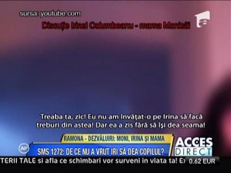 Discutie de necrezut intre Irinel Columbeanu si mama Monicai