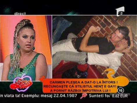 Carmen Plesea, la razboi impotriva stilistului Hent