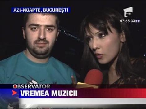Alexandra Badoi a cantat, azi-noapte pentru bucuresteni