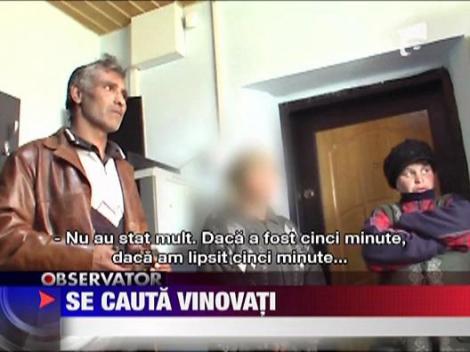 Se cauta vinovati in cazul celor doi copii arsi in incendiu la Botosani