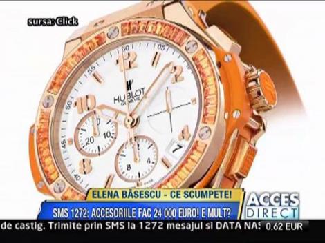 Elena Basescu cu accesorii de de 24 de mii de euro in trafic