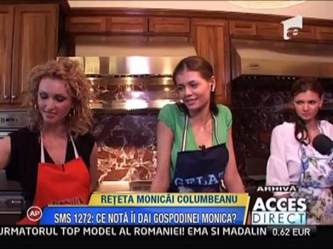 Monica Columbeanu, in bucatarie!