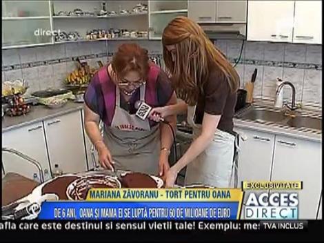 Mariana Zavoranu, in bucatarie pentru Oana!