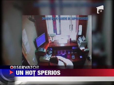 Hotul care a intrat in panica