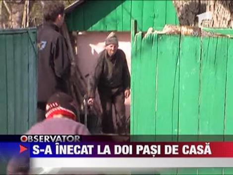 Un copil s-a inecat in iazul din curtea casei