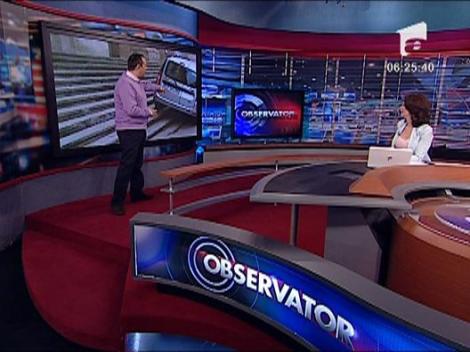 Si-a parcat masina pe scarile Muzeului National de Istorie