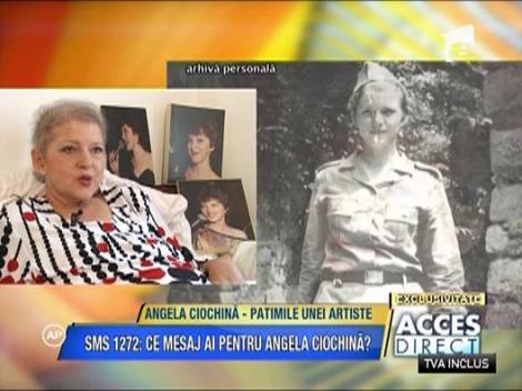 Angela Ciochina despre dragoste si regrete