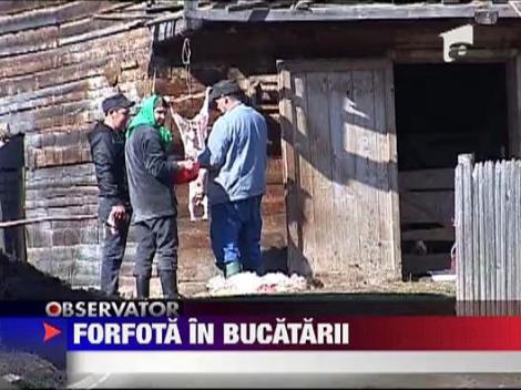Forfota in bucatariile in Maramures