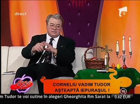 Vadim Tudor: "Basescu vrea sa neutralizeze presa ostila"