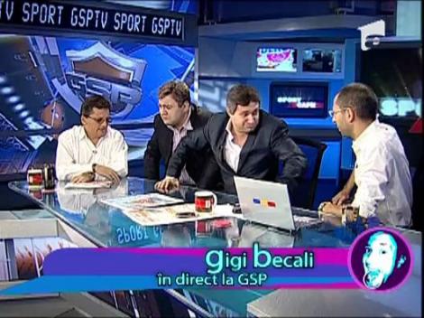 Gigi Becali il duce pe Petrica la GSP TV