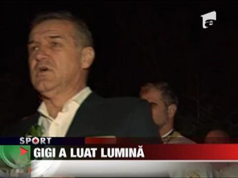 Gigi Becali e campion la spart oua