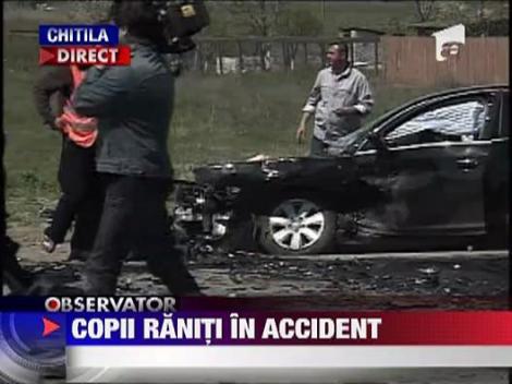 Accident foarte grav pe soseaua de centura, in Chitila