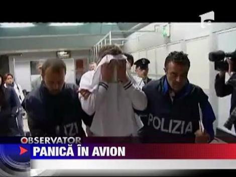 Incercare de deturnare a unei curse aviatice Paris- Roma