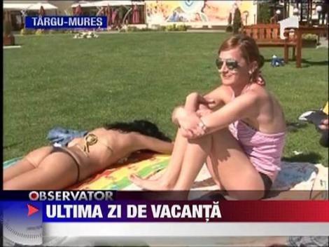 Romanii s-au bucurat de ultima zi de vacanta