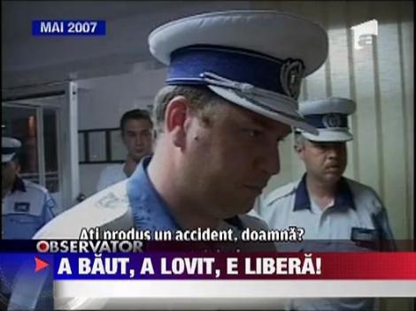 Judecatoarea care a baut si a lovit e libera