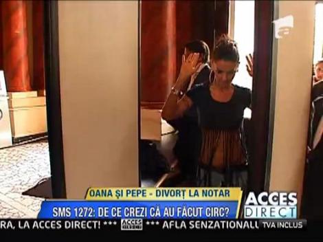 Oana si Pepe, divort la notar