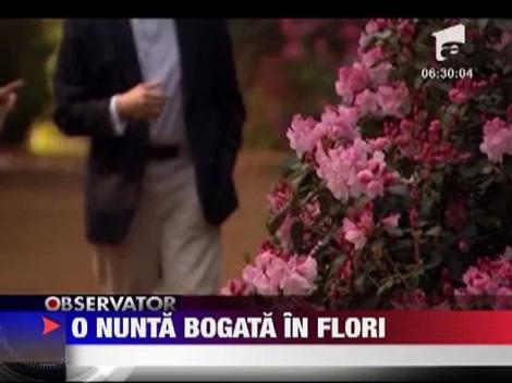 O nunta bogata in flori