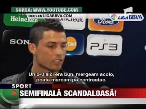 Cristiano Ronaldo, cel mai nervos