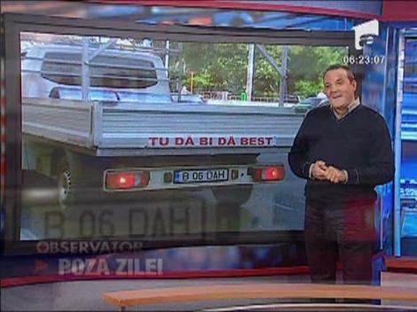 Poza zilei! Tu da bi da best